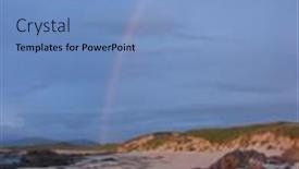  Presentation with beach rainbow - 