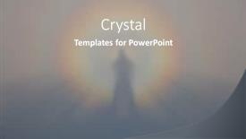  Presentation with human body - PPT layouts having rainbow-shrouded-silhouette background and a gray colored foreground