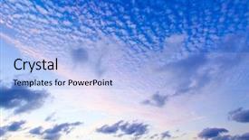  Presentation with sky blue - Amazing PPT layouts having raincloud - clouds in the blue sky backdrop and a  colored foreground