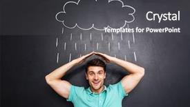  Presentation with holding hands old young - PPT theme enhanced with raincloud - smiling young man holding hands background and a dark gray colored foreground