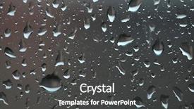  Presentation with bad weather - Audience pleasing slide set consisting of raindrops on glass bad weather backdrop and a dark gray colored foreground