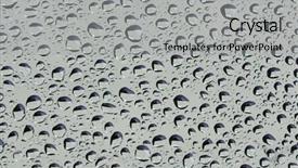  Presentation with rainfall - Slide set consisting of rainfall flood - raindrops on a window background and a  colored foreground