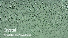  Presentation with rainfall - Beautiful slide deck featuring rainfall flood - raindrops on a window backdrop and a  colored foreground