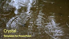  Presentation with city of los angeles ca - Colorful PPT layouts enhanced with rainfall flood - rare record rain in los backdrop and a tawny brown colored foreground