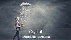  Presentation with jesus pouring water - Audience pleasing presentation theme consisting of raining letters - little cute girl catching pouring backdrop and a  colored foreground