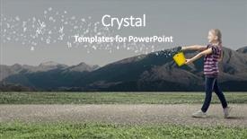  Presentation with hunger games catching fire - Colorful slides enhanced with raining letters - little cute girl catching pouring backdrop and a  colored foreground