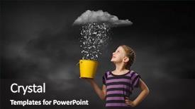  Presentation with hunger games catching fire - Amazing slides having raining letters - little cute girl catching pouring backdrop and a  colored foreground