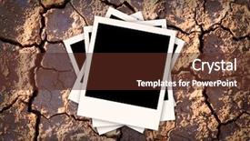  Presentation with blank album frames old - Amazing slides having raining letters - old photo frames on ground backdrop and a  colored foreground