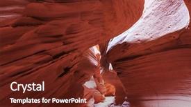  Presentation with grand canyon - Slide deck consisting of rainwater - slot canyon in grand staircase background and a tawny brown colored foreground