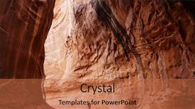  Presentation with vietnam culture popular tourist destination - Slides with rainwater - slot canyon in grand staircase background and a coral colored foreground