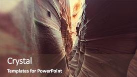  Presentation with grand canyon - Cool new PPT layouts with rainwater - slot canyon in grand staircase backdrop and a tawny brown colored foreground