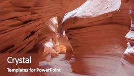  Presentation with slot machine in the casino - Colorful slide set enhanced with rainwater - slot canyon in grand staircase backdrop and a tawny brown colored foreground