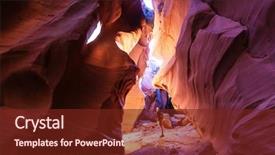  Presentation with grand canyon - Beautiful slides featuring rainwater - slot canyon in grand staircase backdrop and a tawny brown colored foreground