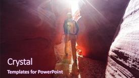  Presentation with panorama from bryce canyon national - Presentation having rainwater - slot canyon in grand staircase background and a wine colored foreground