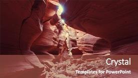  Presentation with slot machine in the casino - Theme featuring rainwater - slot canyon in grand staircase background and a red colored foreground
