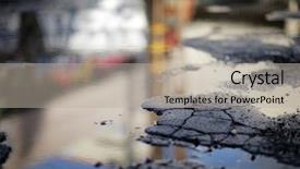  Presentation with rainy days season - Colorful slide deck enhanced with rainy days season - puddle of water shallow dof backdrop and a mint green colored foreground