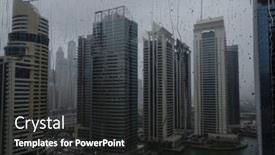  Presentation with megacity - Slides featuring rainy-season-in-the-megacity background and a dark gray colored foreground