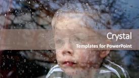  Presentation with rainy day - Slide deck consisting of rainydays - rainy day background and a coral colored foreground