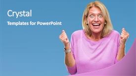  Presentation with woman praying over bible - PPT theme enhanced with raised and open eyes winner background and a teal colored foreground