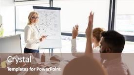  Presentation with research locale small business strategy - Presentation design featuring raising charts - business startup presentation strategy background and a  colored foreground