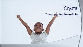  Presentation with us mexico border wall separating - Audience pleasing slide deck consisting of raising children - businesswoman with arms raised backdrop and a sky blue colored foreground