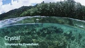  Presentation with inca machu picchu peru view - Cool new slides with raja ampat - person kayaking surface level view backdrop and a  colored foreground