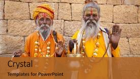  Presentation with jain - Presentation theme consisting of rajasthan state in india background and a red colored foreground