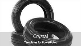  Presentation with rally car - PPT layouts enhanced with rally automovil sports - car tires isolated on white background and a  colored foreground