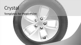  Presentation with monarch butterfly isolated on white - Audience pleasing slide deck consisting of rally automovil sports - car wheel isolated on white backdrop and a  colored foreground