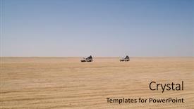  Presentation with rc cars - Colorful slide set enhanced with rally day - cars in desert backdrop and a coral colored foreground