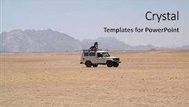  Presentation with desert - Theme enhanced with rally day - jeeps in desert background and a lemonade colored foreground