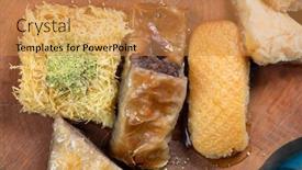  Presentation with iftar - PPT layouts with ramadan-kareem-traditional-turkish-middle background and a gold colored foreground