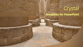  Presentation with egypt - Colorful slides enhanced with ramesseum temple egypt backdrop and a coral colored foreground