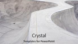  Presentation with ramp - Presentation theme enhanced with ramp transitions at a concrete background and a light gray colored foreground