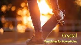  Presentation with ramp - Audience pleasing presentation consisting of ramp up - close up of young male backdrop and a tawny brown colored foreground