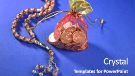  Presentation with eid - Amazing slide deck having ramzan - eidy - a custom backdrop and a cobalt blue colored foreground