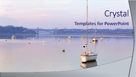  Presentation with sunset - PPT theme consisting of rance in the sunset brittany background and a  colored foreground