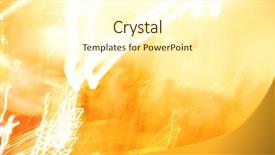  Presentation with yellow color - Slide deck with random abstract light streaks background and a cream colored foreground