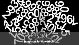  Presentation with numbers - Audience pleasing slides consisting of random-numbers-on-black-background and a dark gray colored foreground