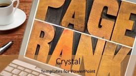  Presentation with page - Cool new theme with ranking - page rank - text backdrop and a gold colored foreground