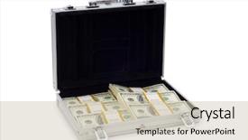  Presentation with school law case - Beautiful presentation design featuring ransom - metal case and lots backdrop and a soft green colored foreground