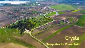  Presentation with rapeseed - Amazing presentation having rapeseed plantation field blooming oilseed backdrop and a tawny brown colored foreground