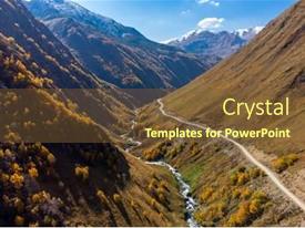 Rapid Brook With Clean Water PPT template 61 | CrystalGraphics