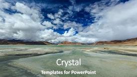  Presentation with salt - Beautiful slides featuring rapshu ladakh jammu and kashmir backdrop and a gray colored foreground