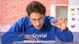  Presentation with student - PPT layouts consisting of rare book - student entomologist studying new species background and a ocean colored foreground