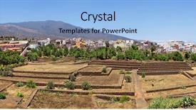  Presentation with treasure islands pirates map - Theme with rare history - pyramids in guimar tenerife canary background and a  colored foreground