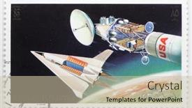  Presentation with space shuttle - PPT layouts having ras-al-khaima-circa-1982 background and a soft green colored foreground