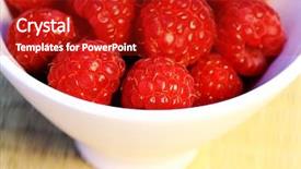  Presentation with rough roads - Theme featuring rasberries - raspberries in a bowl rough background and a  colored foreground