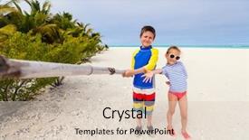  Presentation with radiation protection radiology - Colorful presentation design enhanced with rash guards for sun protection backdrop and a lemonade colored foreground