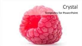  Presentation with frames isolated on white brown - Slide set consisting of raspberry isolated raspberry on white background and a white colored foreground